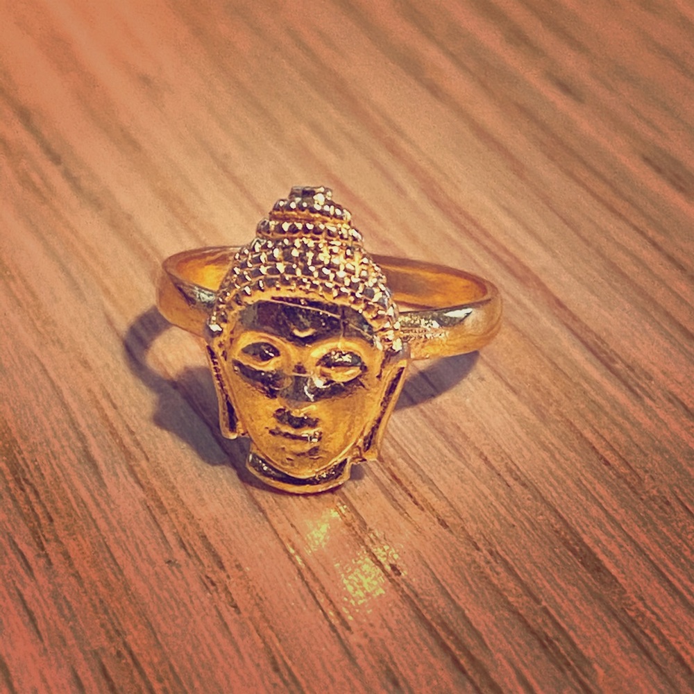 Buddha knuckle ring